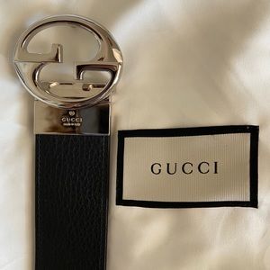 New Gucci Belt black brown reversible
